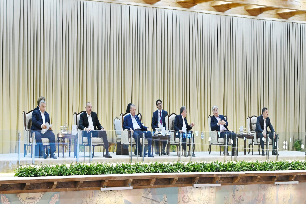 Folklore performances of member states of Organization of Turkic States presented at "Eternal City" Complex in Samarkand