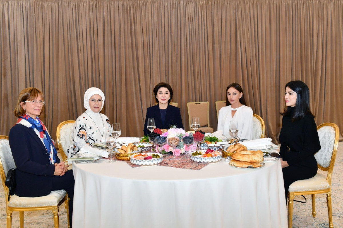 First Lady of Azerbaijan Mehriban Aliyeva attended dinner organized in Samarkand