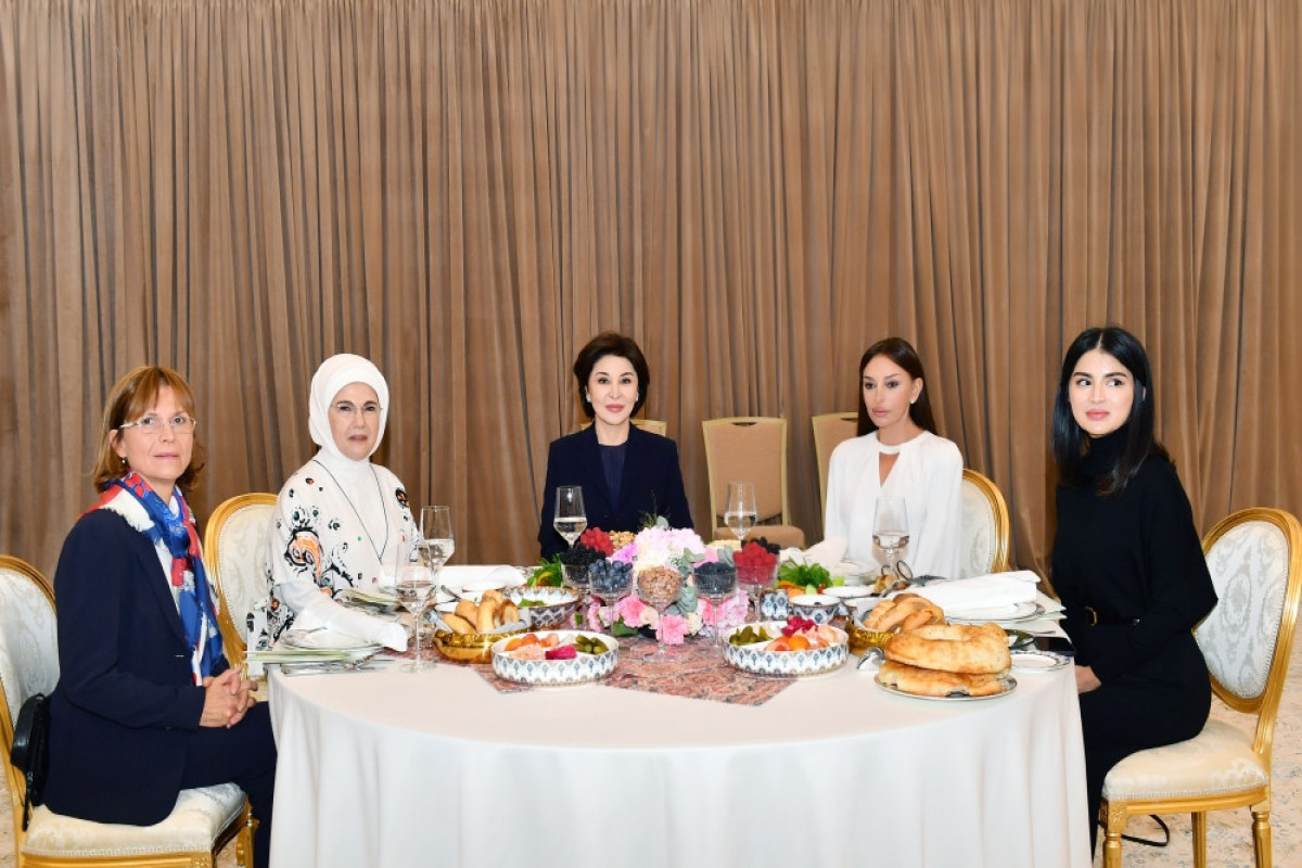 First Lady of Azerbaijan Mehriban Aliyeva attended dinner organized in Samarkand