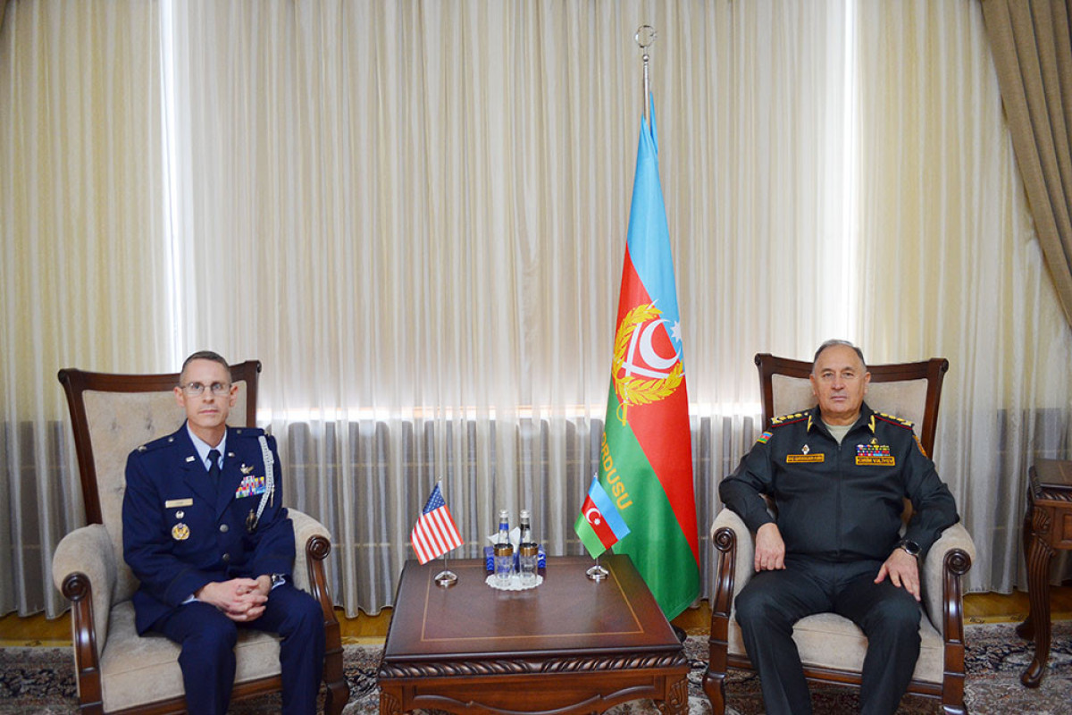 Chief of General Staff of Azerbaijan Army met with US military attaché