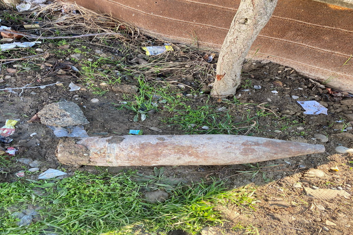 Artillery shell found in Azerbaijan's Binagadi -PHOTO 