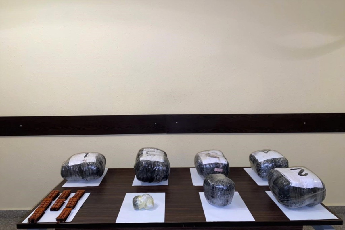 Azerbaijan's SBS prevents drug smuggling from Iran-PHOTO 