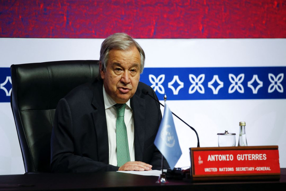 U.N. Secretary General Antonio Guterres