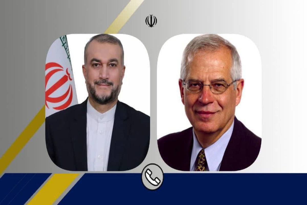 Iran's Foreign Minister spoke with Borrell on lifting sanctions