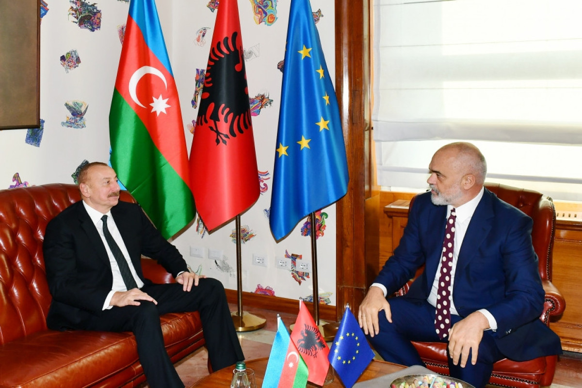 President Ilham Aliyev held one-on-one meeting with Prime Minister of Albania Edi Rama
