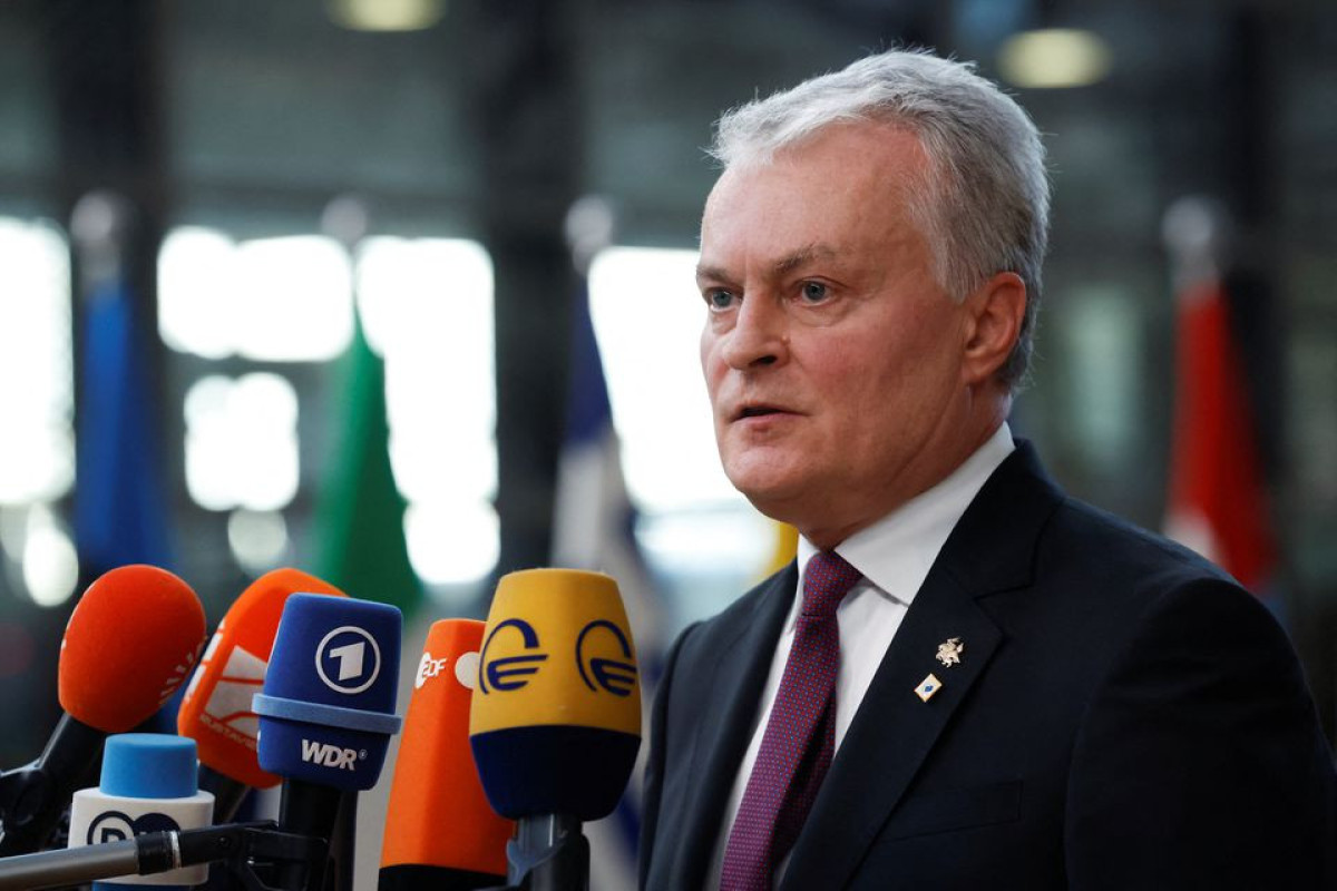 Lithuania's President Gitanas Nauseda