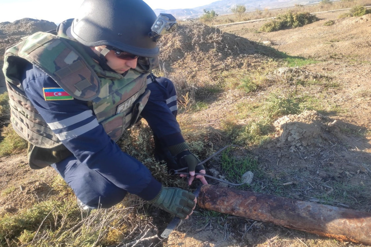 Artillery shell found in Azerbaijan's Khizi-VIDEO 