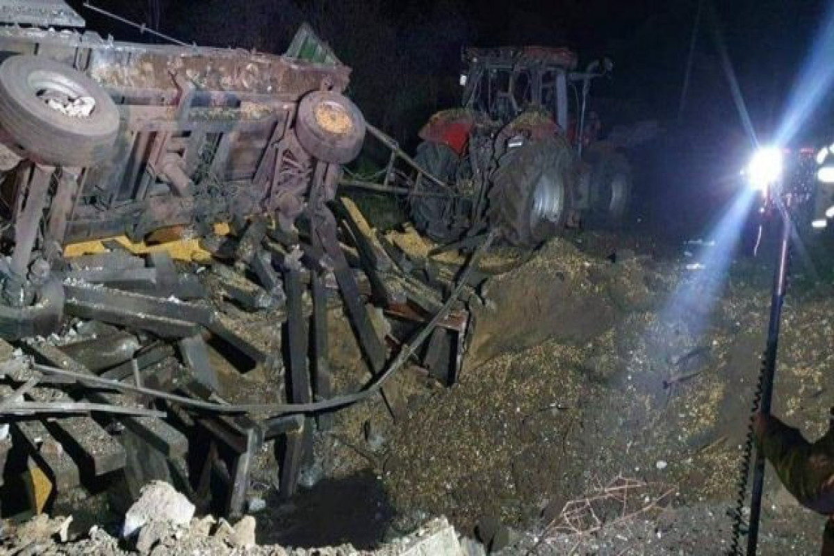 Photos of rocket fragments found in Poland identified as elements of Ukrainian S-300, Russian MoD says