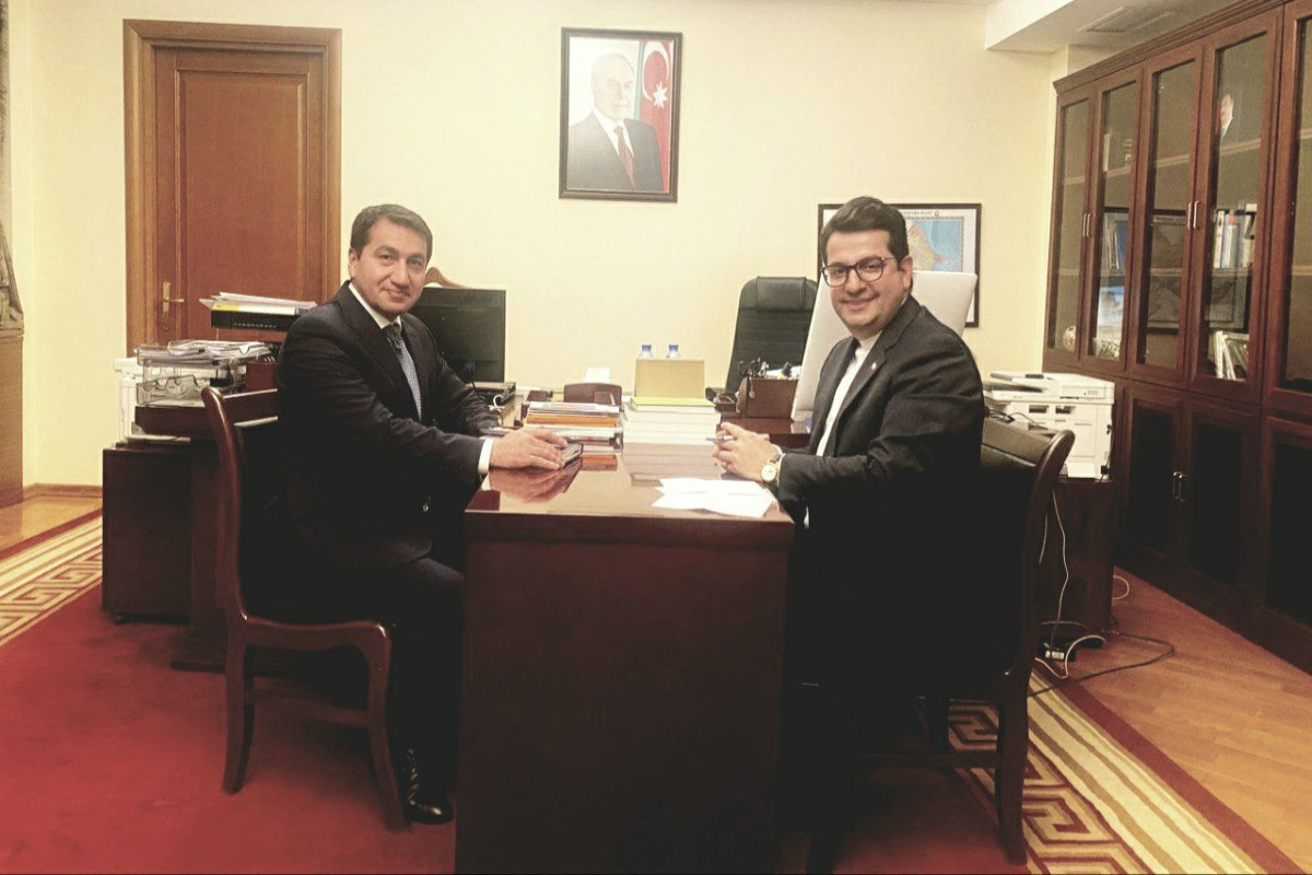 Assistant to the President of Azerbaijan met with Iranian Ambassador
