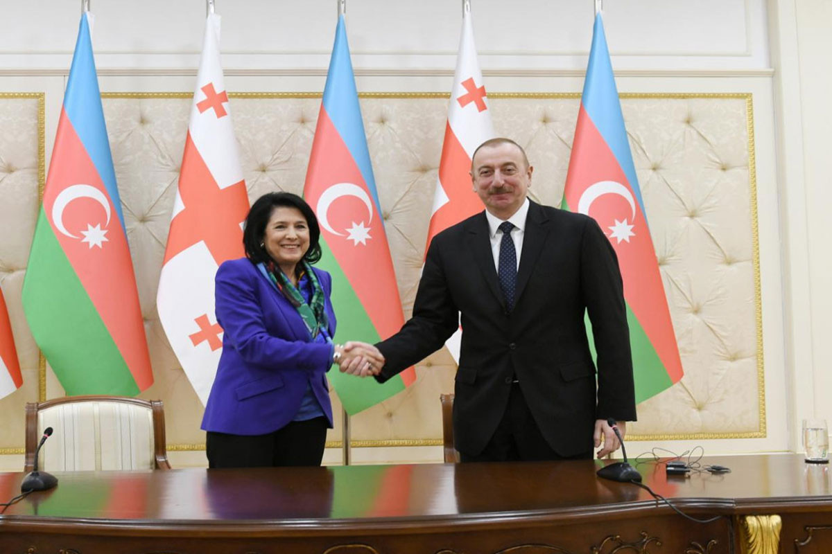 Salome Zourabichvili, Ilham Aliyev