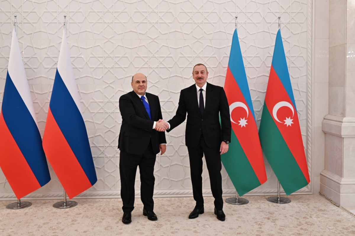 Mikhail Mishustin, Ilham Aliyev