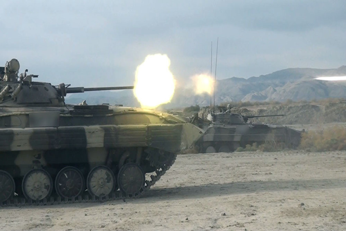 Live-fire tactical exercises were held in the Land Force-Azerbaijan's MoD-VIDEO 