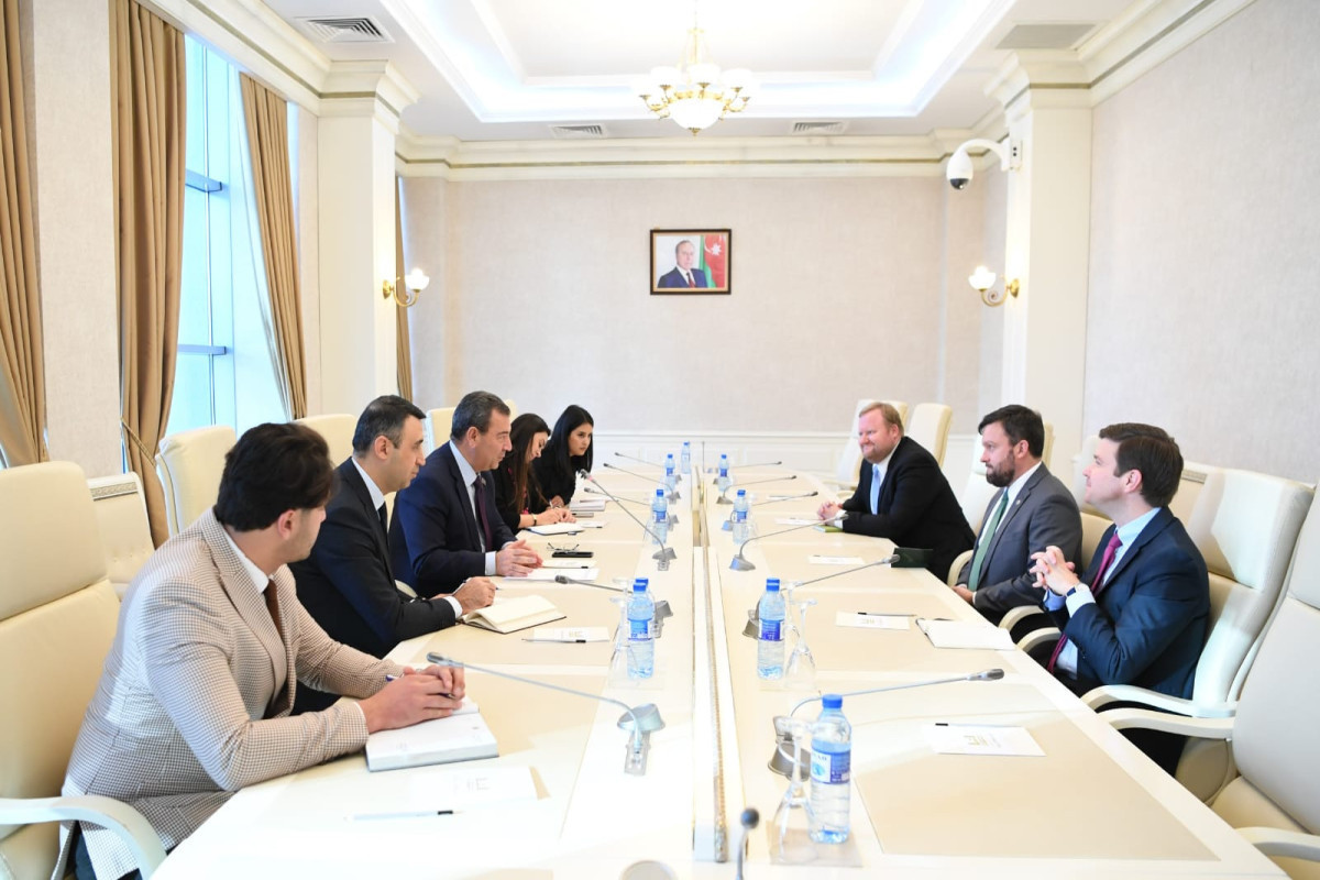 Chairman of the Milli Majlis Committee for International Relations and Interparliamentary Ties, Samad Seyidov, met with the representative of the US State Department Cameron Millard