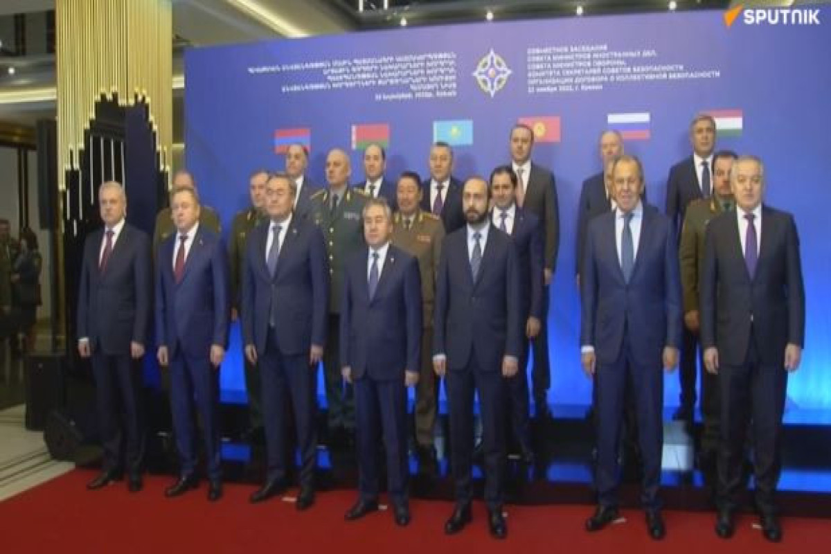 Joint meeting of secretaries of CSTO MFA, MoD, and SC being held in Yerevan