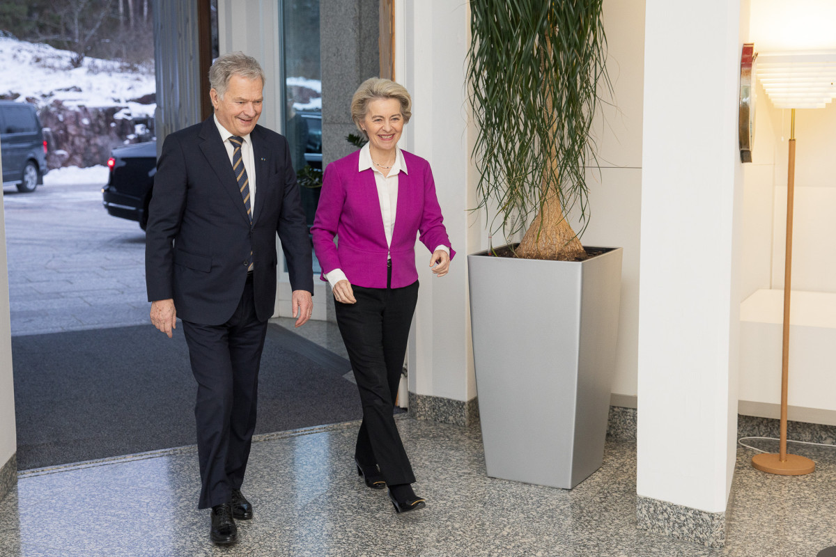 Finland President met with the European Commission President