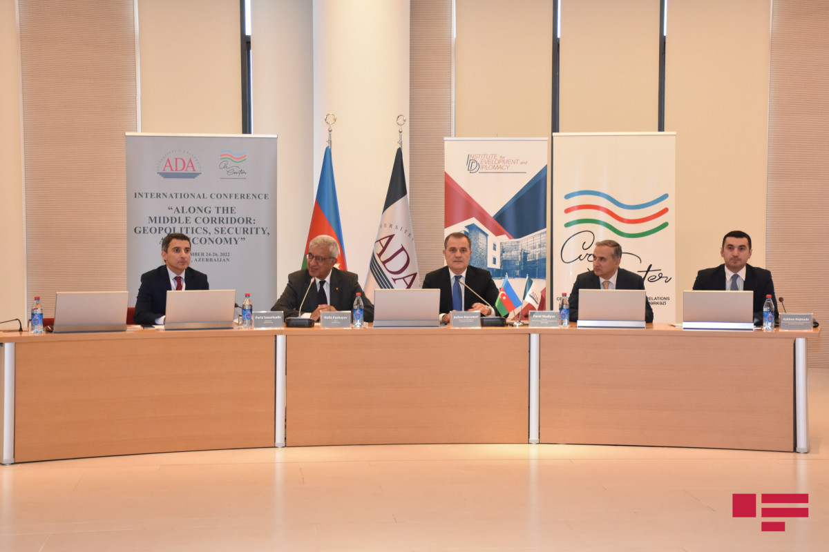 Azerbaijani Foreign Minister addressed the international conference dedicated to the Middle Corridor-PHOTO 