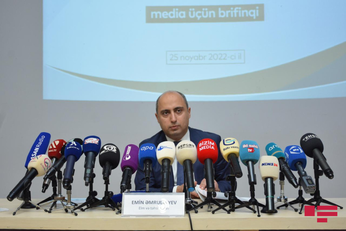 Emin Amrullayev, Azerbaijan's Minister of Education