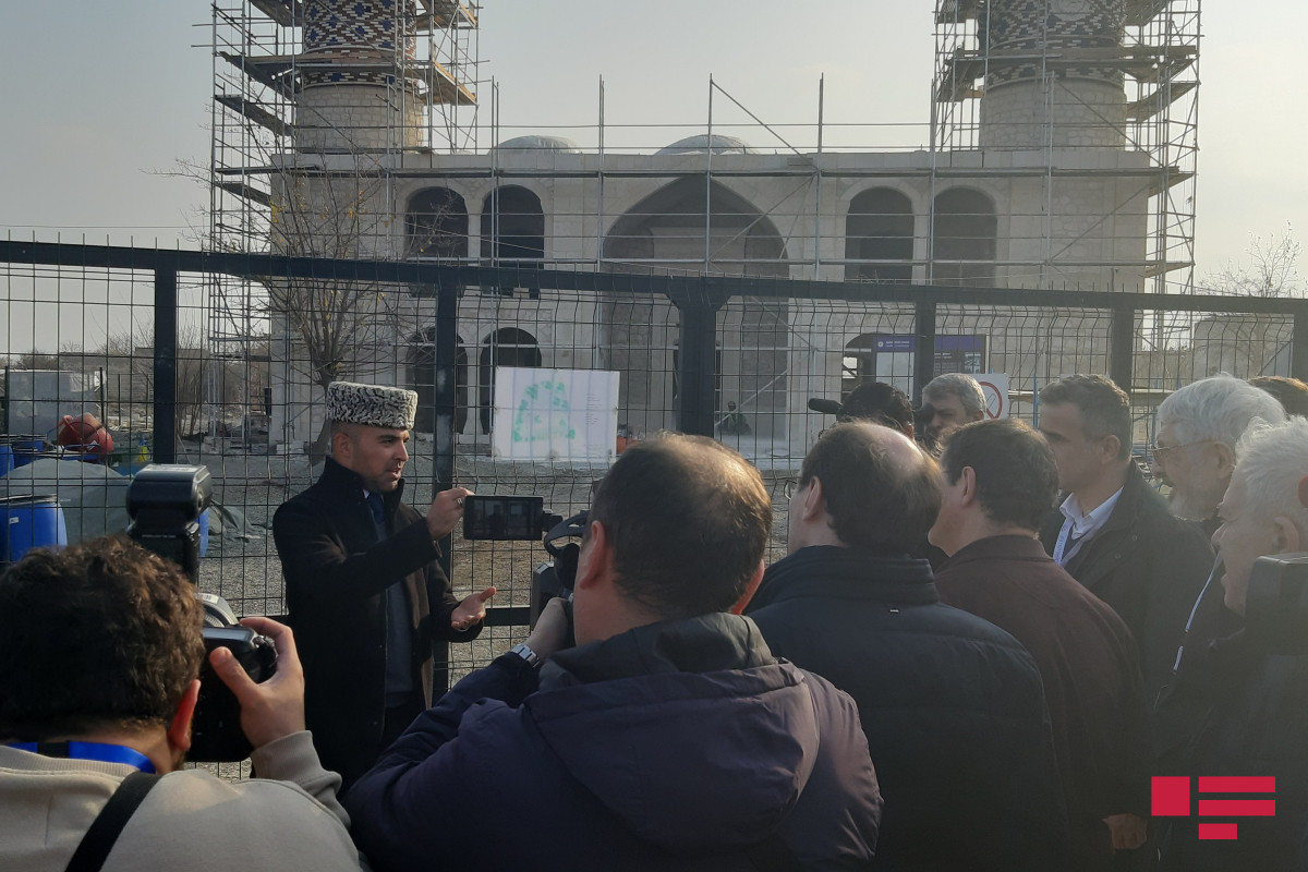 International experts visited Agdam Juma Mosque and Martyrs' Alley-PHOTO 