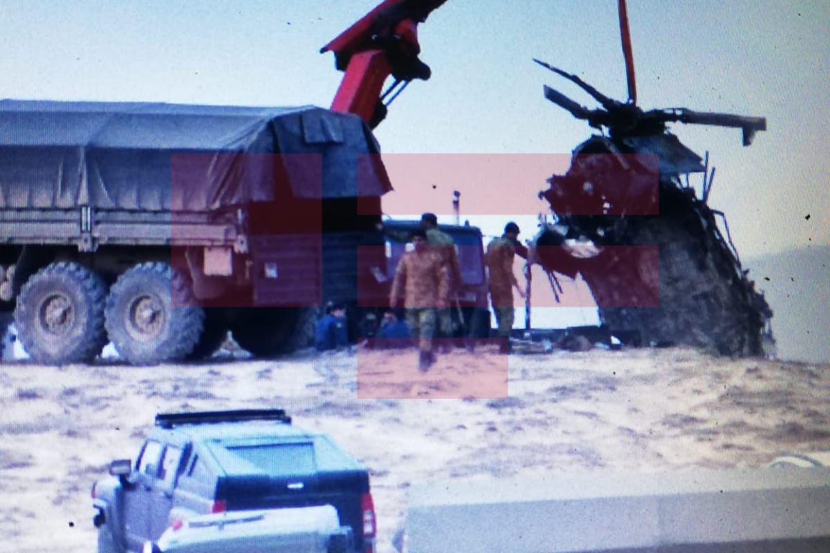 A year passes since a military helicopter crash in Azerbaijan's Garaheybat