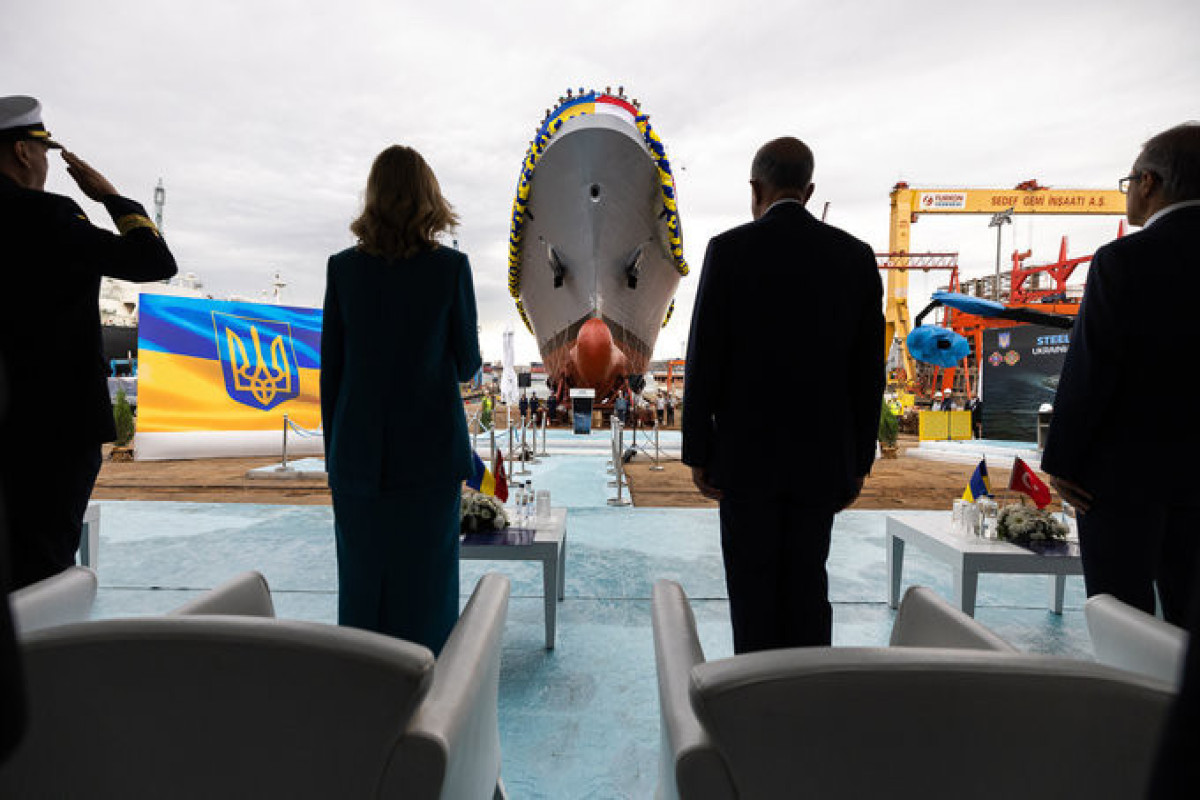 First Ukrainian corvette “Ivan Mazepa” was launched in Turkiye