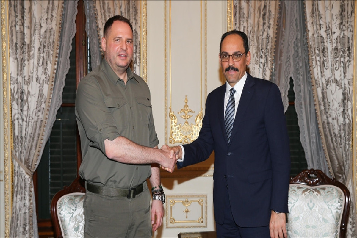 Andriy Yermak, Head of the Office of the President of Ukraine and Ibrahim Kalin, spokesman of the President of Turkiye