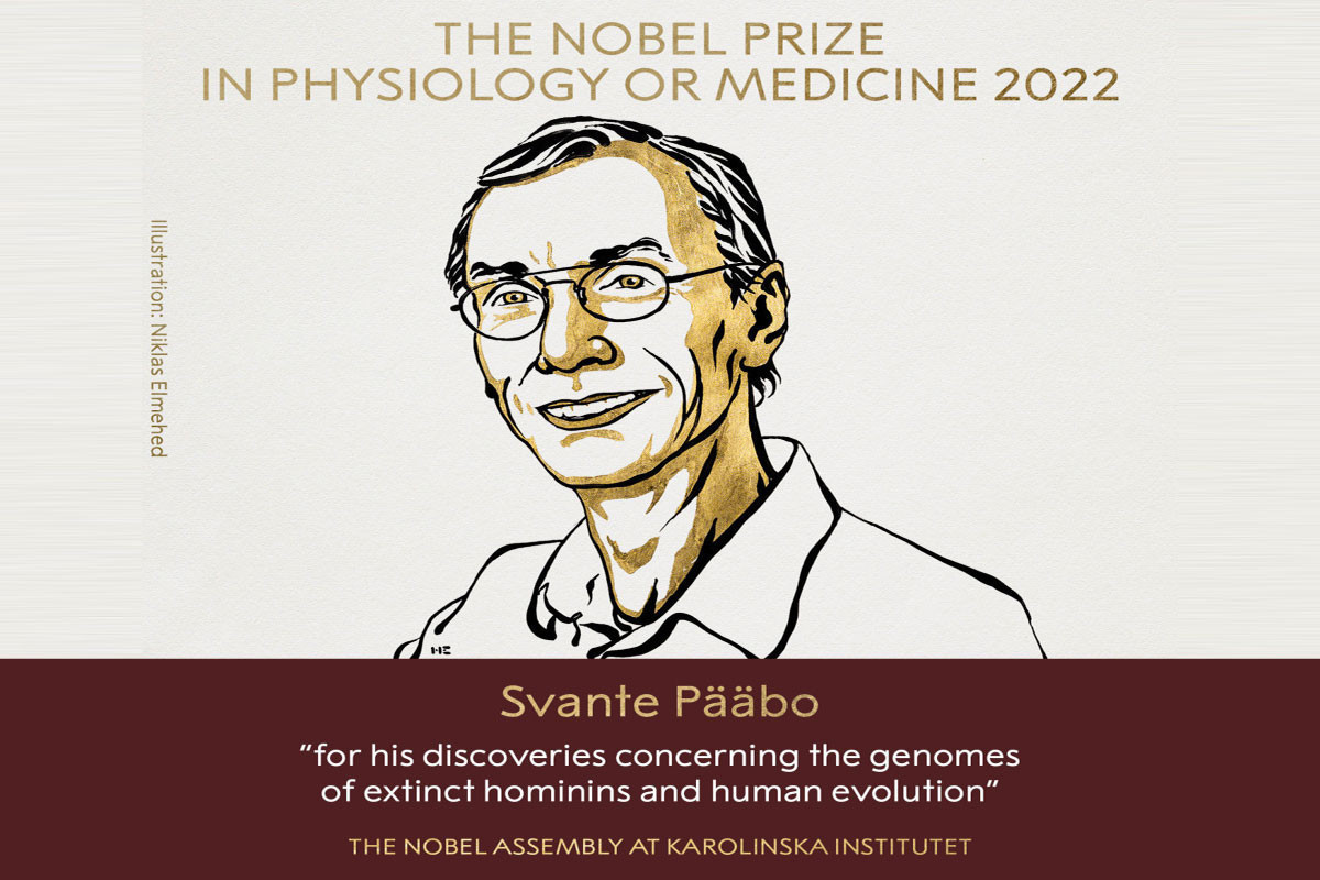 Nobel Prize in Physiology or Medicine is awarded to Svante Paabo