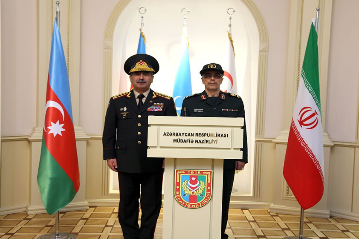 Minister of Defense of Azerbaijan and the Chief of the General Staff of the Armed Forces of Iran had a telephone conversation
