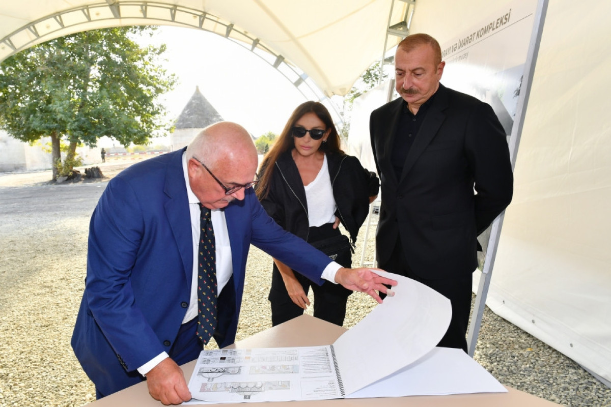 President and First Lady viewed work to be done in Palace of Panahali Khan and Imaret Complex-UPDATED 