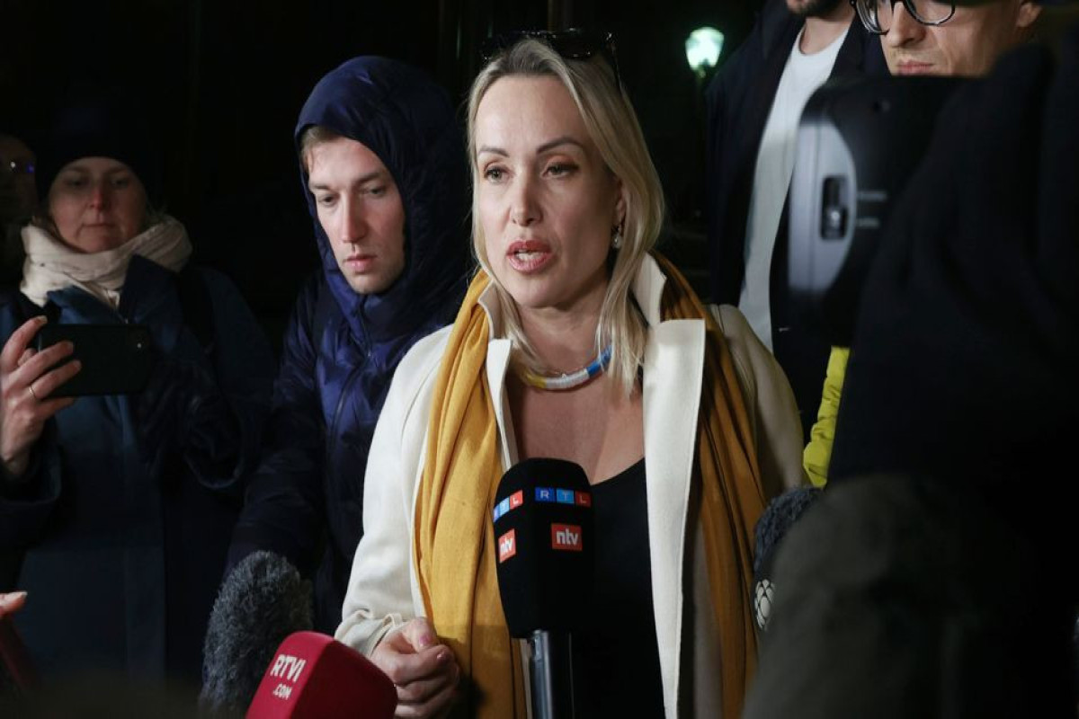 Russian TV journalist Marina Ovsyannikova