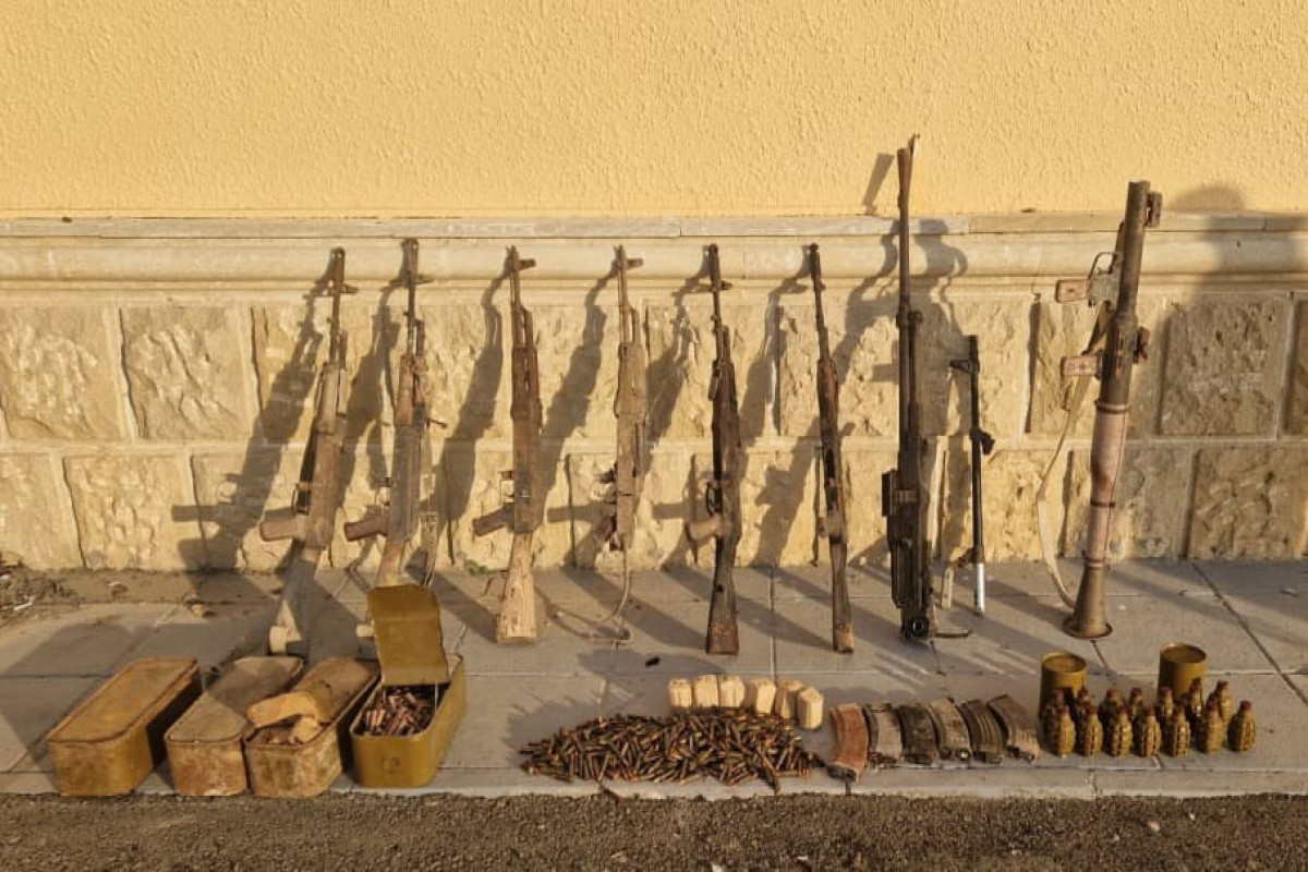 Large number of ammunition found in Azerbaijan's Fuzuli-PHOTO 