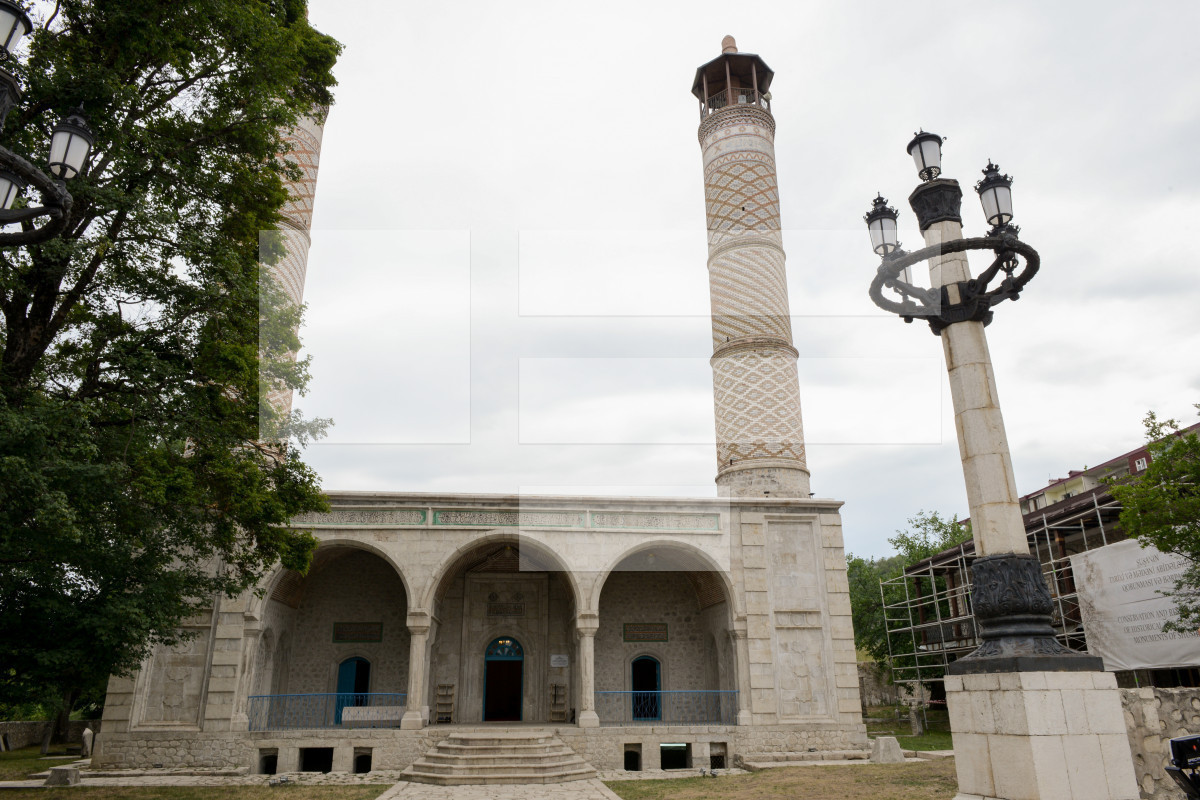 Mosques in Shusha are restored under control of Italian and Turkish experts