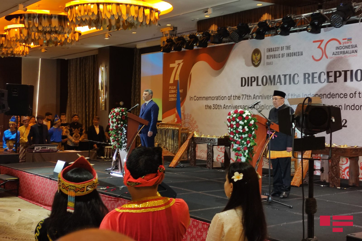 An official reception was held on the anniversary of the establishment of Indonesia and Azerbaijan diplomatic relations-PHOTO 