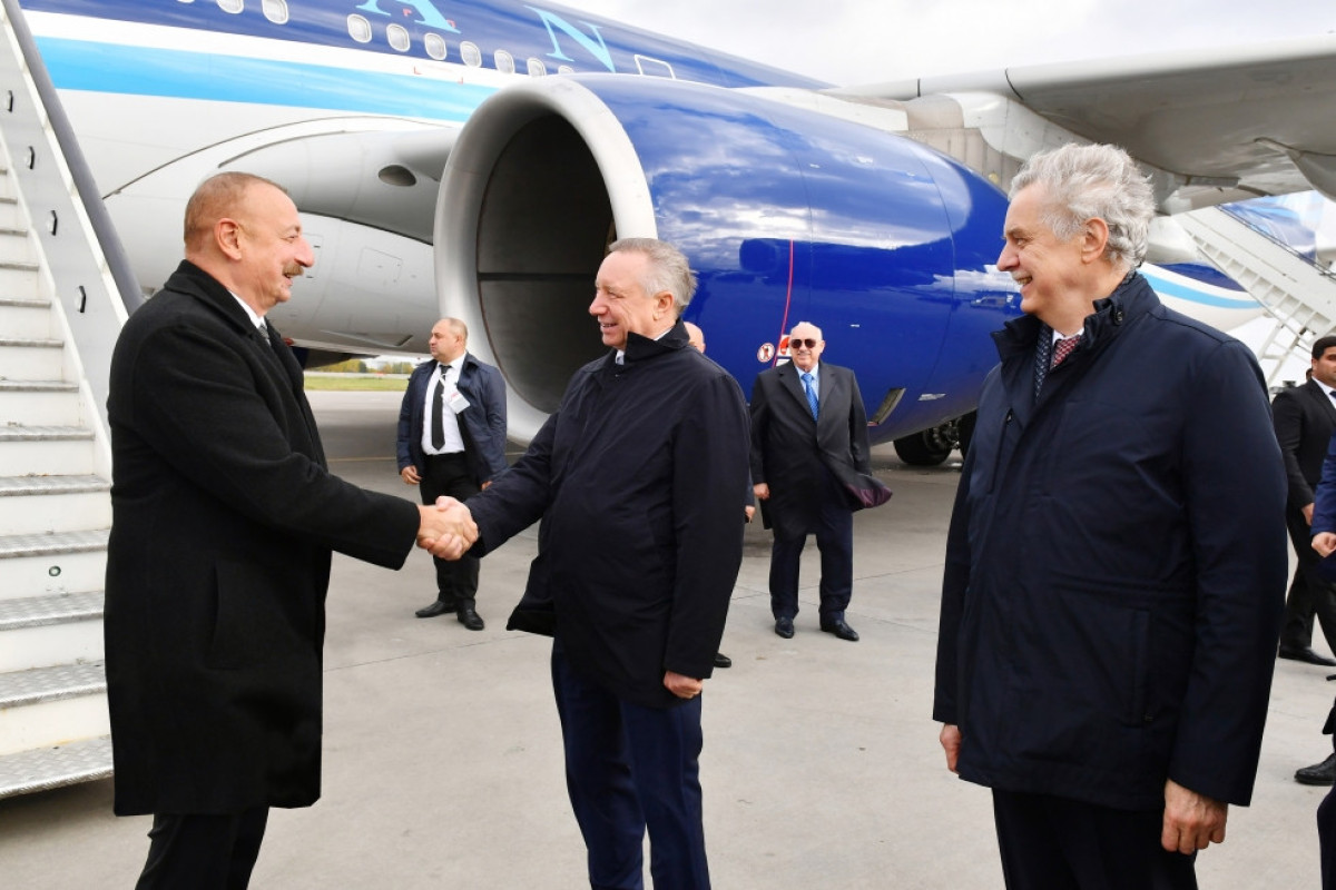 Azerbaijani President pays working visit to Russia-UPDATED 