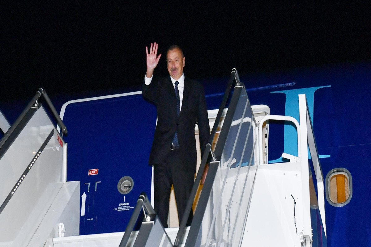 President Ilham Aliyev completed his working visit to Russia