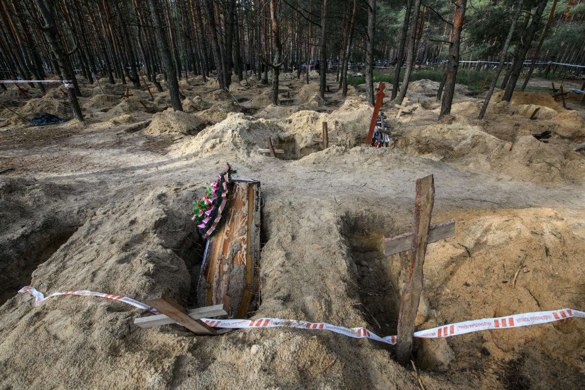 534 civilian bodies have been found in territory recaptured by Ukraine, Kharkiv police say