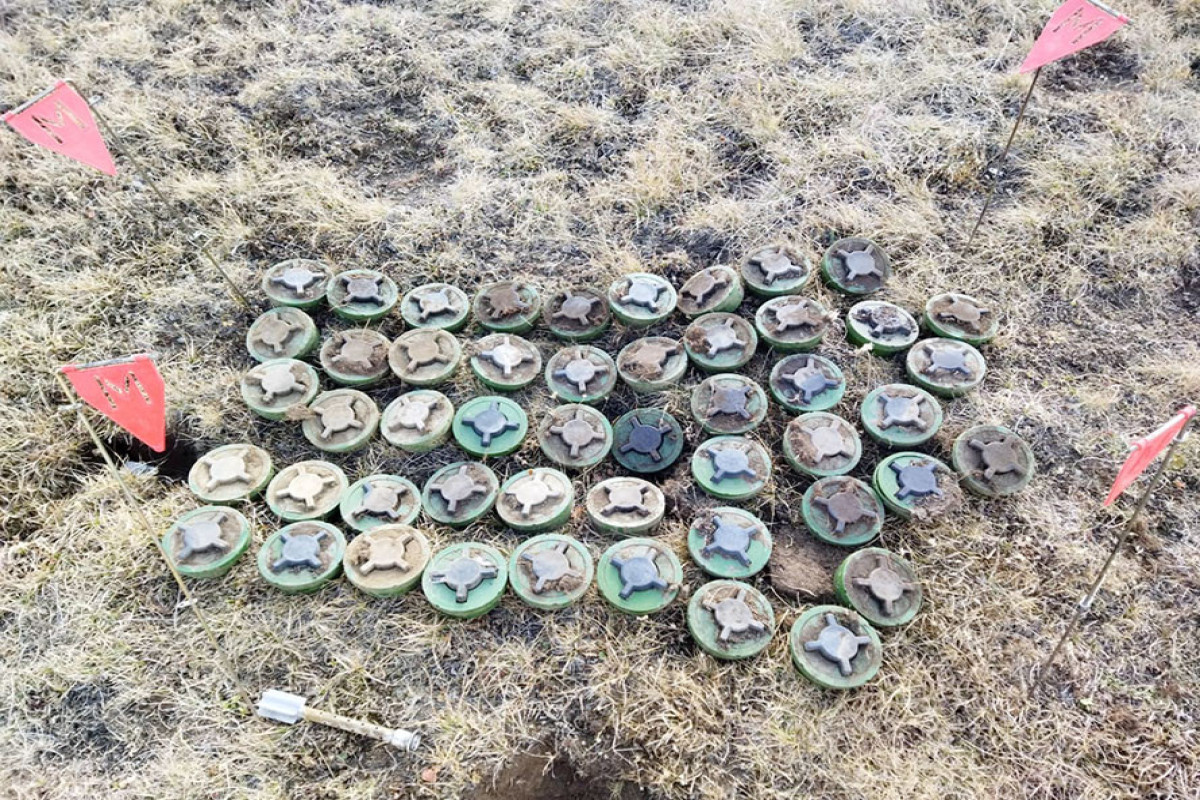 Azerbaijani MoD: 153 newly detected mines in Kalbajar and Dashkasan were neutralized