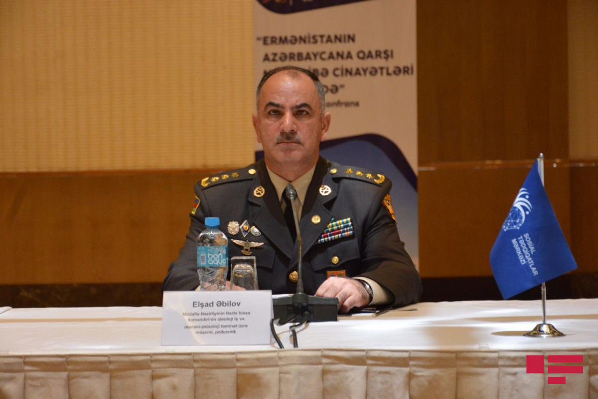 Elshad Abilov, Deputy of the Commander of a military unit of the Ministry of Defense on Ideological Work and Moral-psychological provision