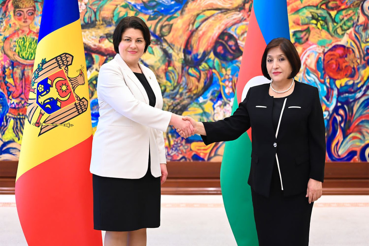 Chair of Milli Majlis Sahiba Gafarova Meets Moldovan PM-PHOTO 