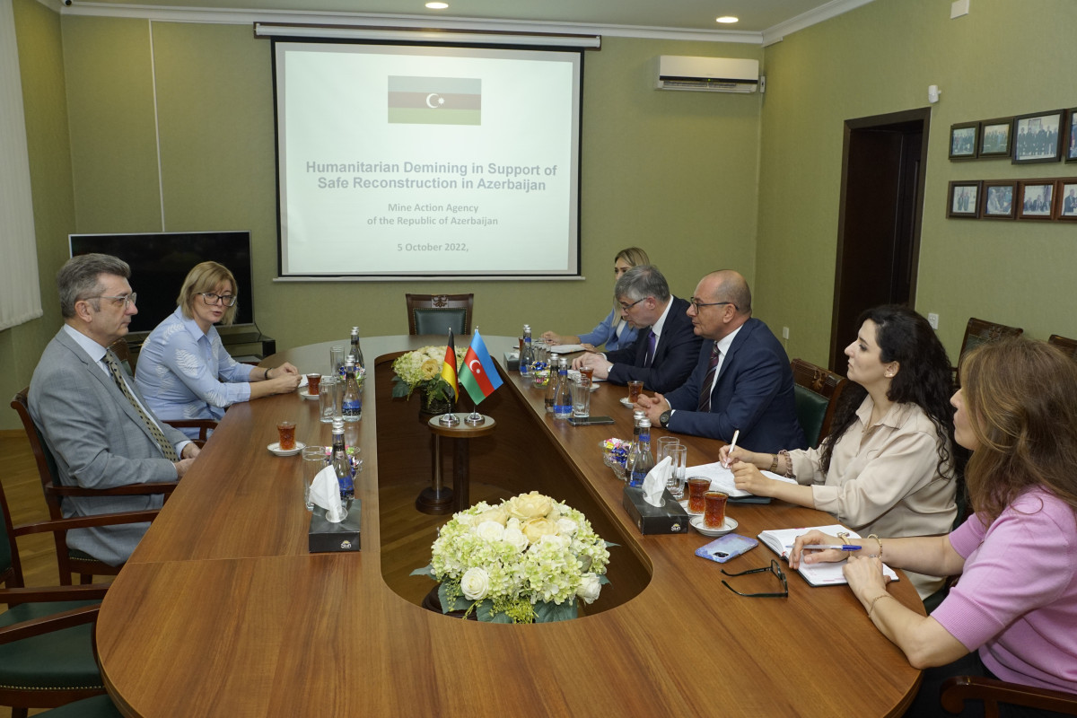 Germany's support for demining activities in Azerbaijan was discussed-PHOTO 