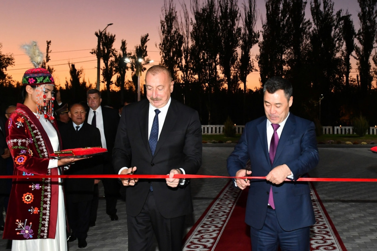 Kyrgyzstan-Azerbaijan Friendship Park inagurated in Bishkek