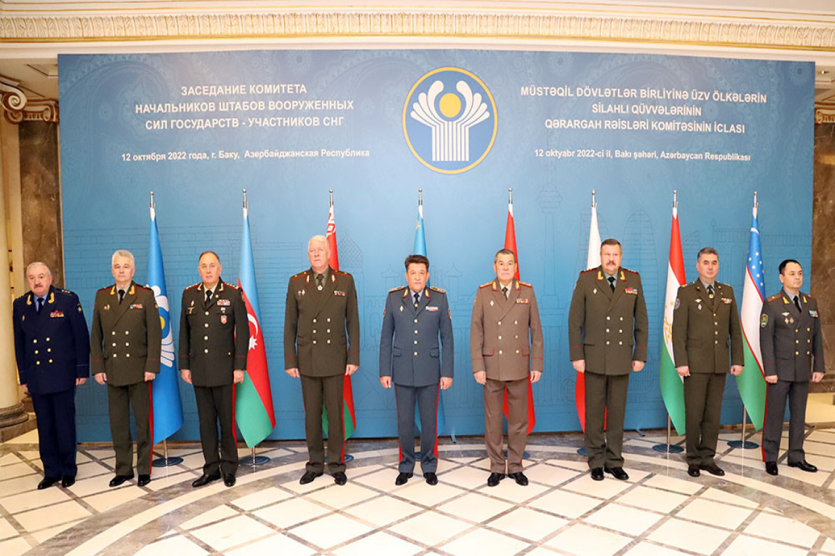 Baku hosts meeting of Committee of Chiefs of Staff of Armed Forces of CIS member states-PHOTO 