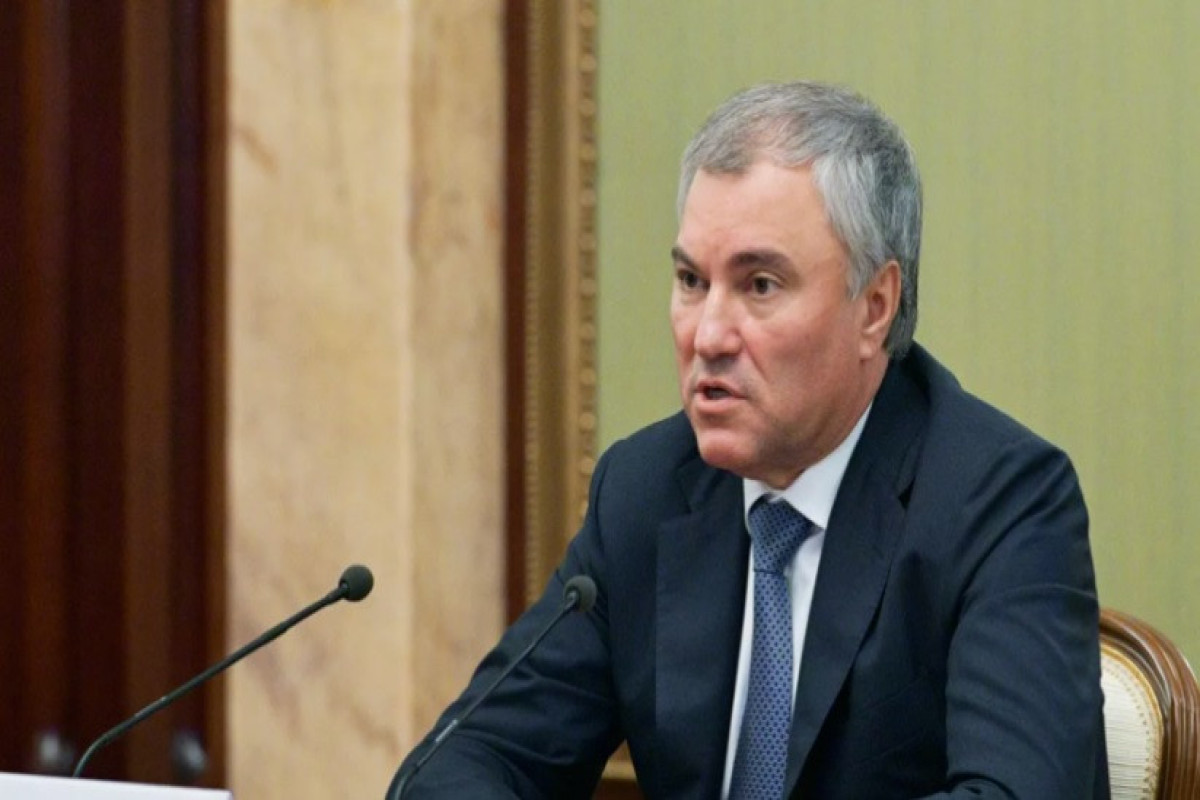 Vyacheslav Volodin, speaker of the State Duma