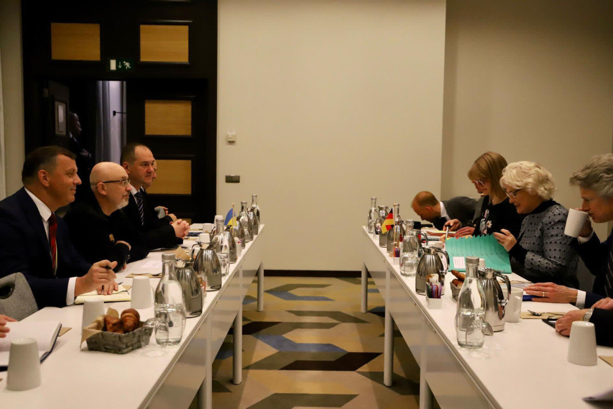 Ukrainian Defense Chief discusses strengthening Ukraine's air defense system with German counterpart