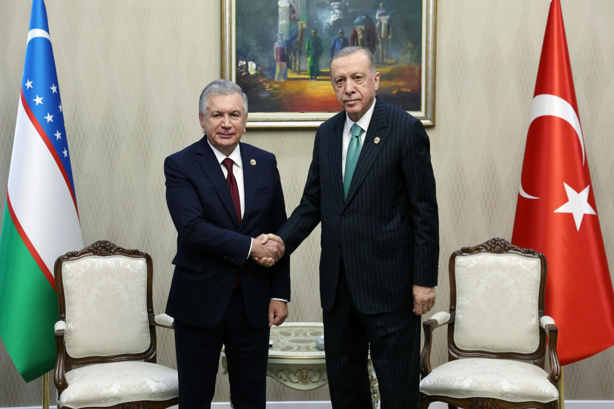 Shavkat Mirziyoyev and Recep Tayyip Erdogan