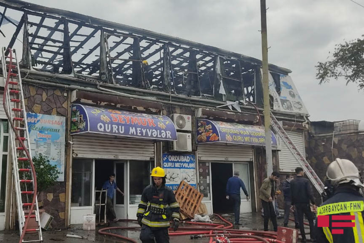 Fire in commercial facility in Baku extinguished-VIDEO -UPDATED-1 