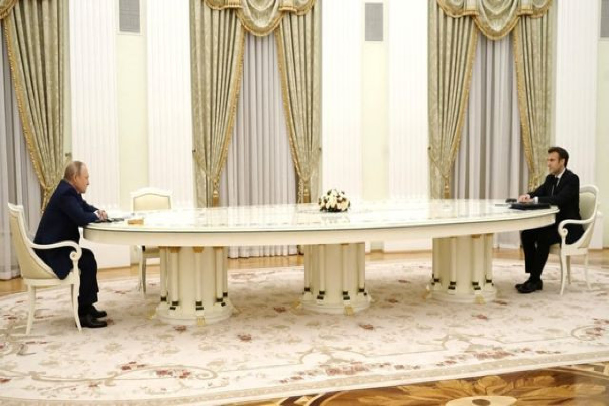 Vladimir Putin, Emmanuel Macron
