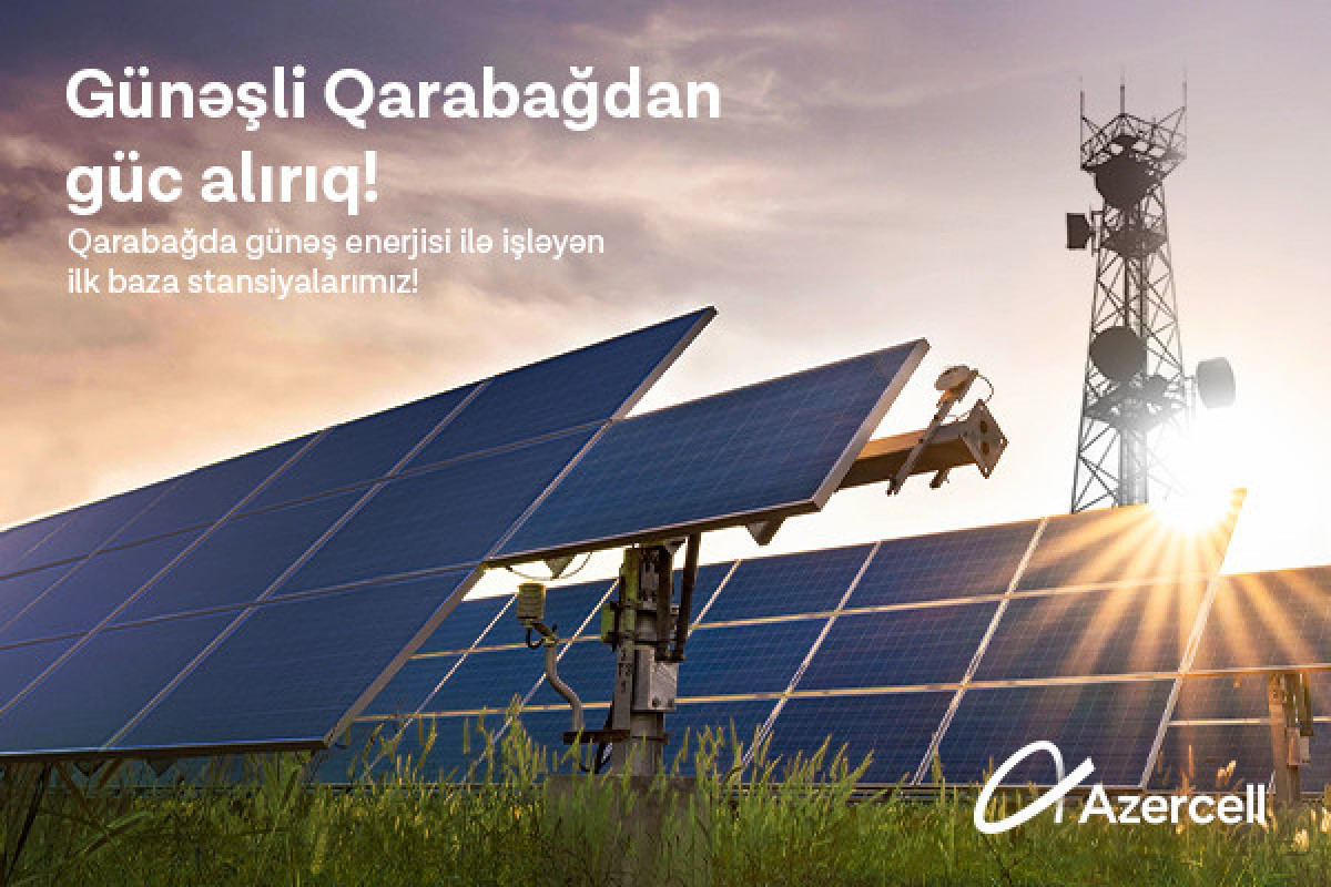 Solar-powered Azercell base stations in Karabakh-PHOTO 