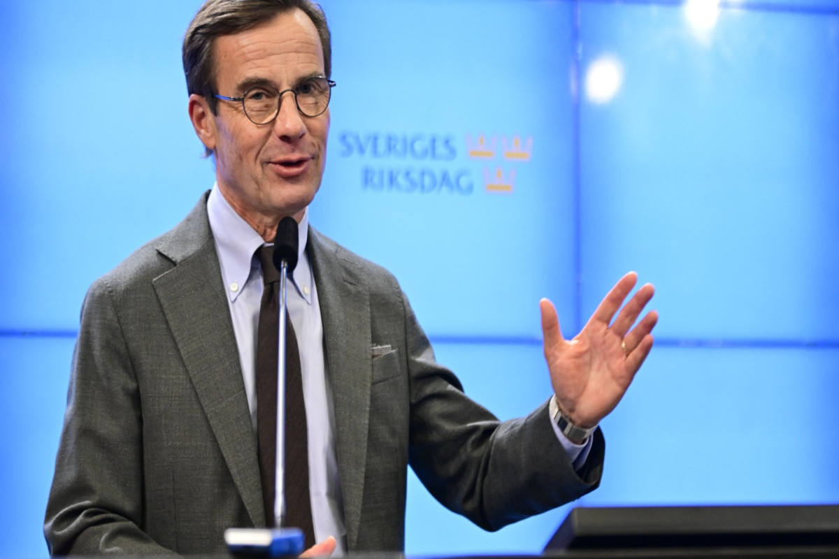Ulf Kristersson, eader of the Moderates and prospective PM