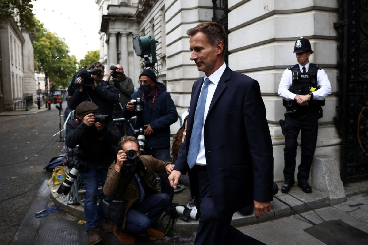 Britain's new finance minister Jeremy Hunt
