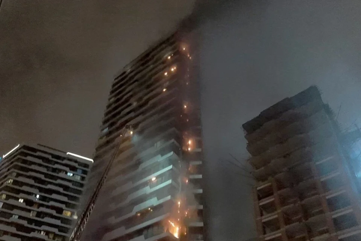 Fire extinguished at a skyscraper in Turkiye-VIDEO -UPDATED 
